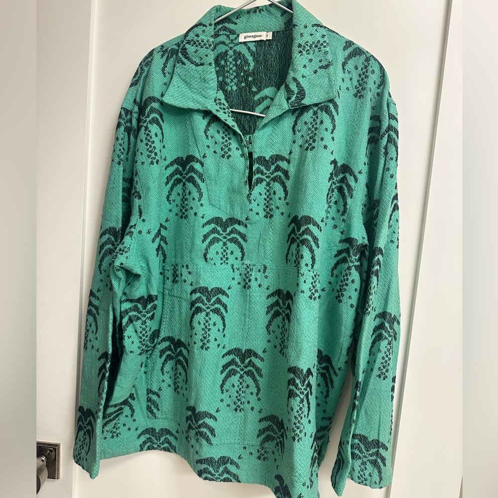 Gimaguas Green Palm Poncho